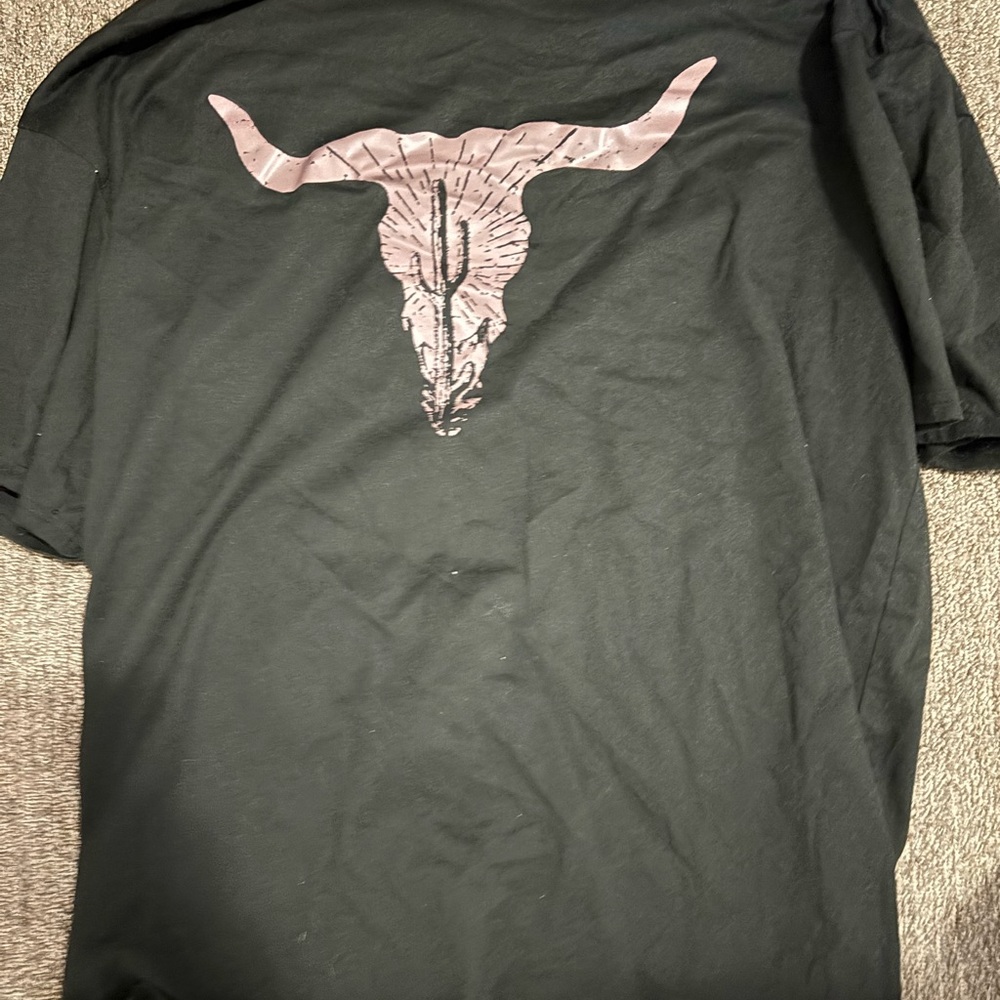 Western oversized graphic tee
